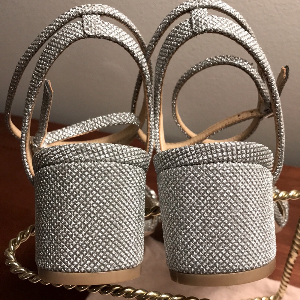 BADGLEY MISCHKA Crystal Embellished Evening Shoes - Picture 11 of 14